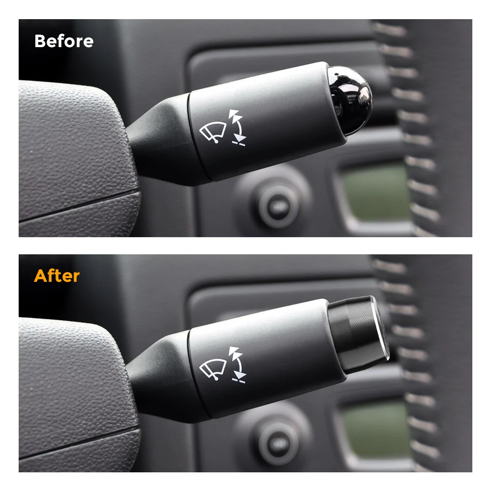 2 шт стальная крышка переключателя лампы для Benz Smart Fortwo 451 2007- Автомобильная Шестерня для очистителя колпачка декоративная наклейка для стайлинга автомобиля