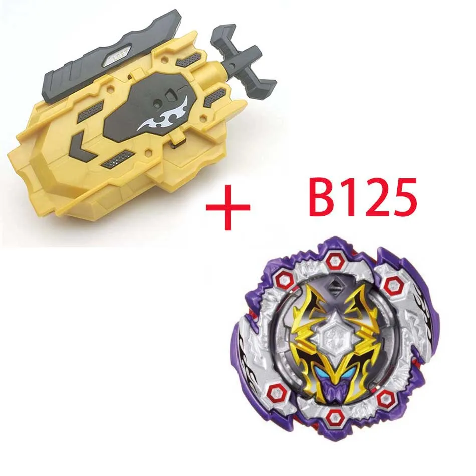 Beyblade Burst B129 CHO-Z VALKYRIE. Z. Ev с левым и правым двухсторонним пусковым устройством, металлический бустер, топ стартер, гироскоп, спиннинговая игрушка для боя - Цвет: B125