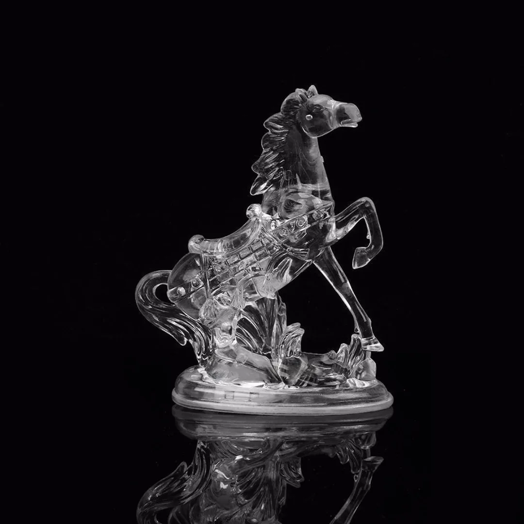 2019 New 7 Color Changing Animal Acrylic Horse LED Night Light Lamp Xmas Bedroom Decor
