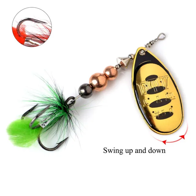 1pcs Fishing Lures Wobbler Spinner Baits Spoons