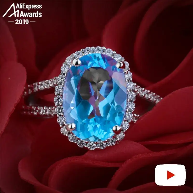 Oh My God So beautiful не поддельные круглые огранки S925 Серебряное кольцо SONA бриллиантовый