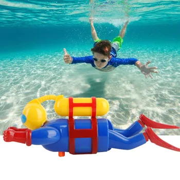 

Bath Toy Swimming Wind Up Baby Children Safe Pool Accessories Colorful Plastic Companion Floating Funny Diver Figurine