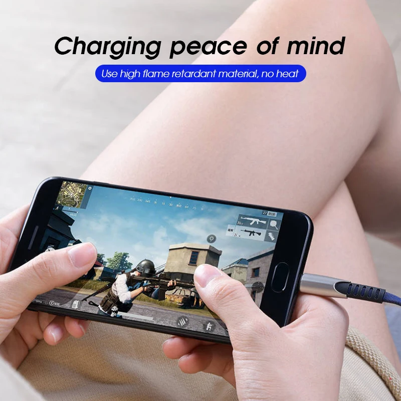 3A Fast Charging Charger Type C USB C Cable For Samsung Galaxy Android Micro USB Cable Mobile Phone Charger Cable For Xiaomi