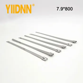 

5/16" 201/304/316 Stainless Steel Cable Tie with Self Lock Wrap Ties (31.5 Inch)100pc(7.9mm*800mm)