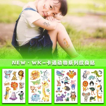 

Waterproof Fake Tattoos Temporary Tattoo Animals Body Art Stickers Children Kids Gift 30pcs/lot