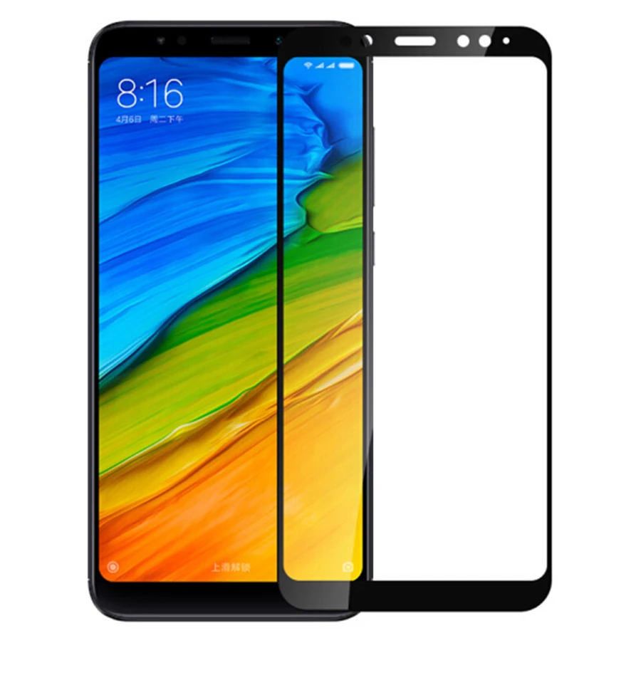 300D полное покрытие из закаленного стекла для Xiaomi Redmi Note 7 5 8 Pro Защита экрана для Redmi 5 Plus 5A 7A Защитная стеклянная пленка