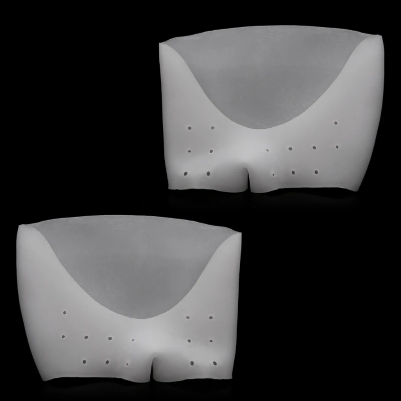 Силиконовые гелевые полуносочные рукава для ухода за ногами эластичные подушечки для облегчения боли для мужчин и женщин E65D