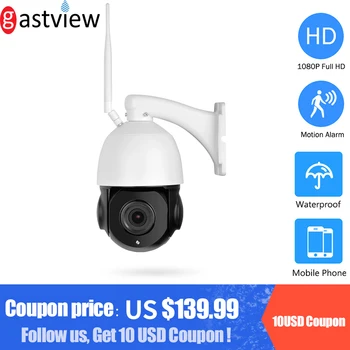 

[$10 Discount Coupon] WIFI Camera Optical 5X Zoom 2MP IP Speed Dome Camera 1080P Wireless 4G PTZ Camera Full color nightvision