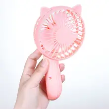 Мини портативный карманный usb-вентилятор, охлаждающий воздух, ручной охладитель для путешествий, охлаждающий мини-вентилятор, питание от 2x AA батареи 4XFB