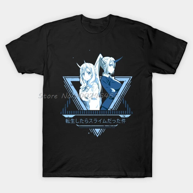 Мужская футболка The Time I Got Reincarnated As A Slime Shuna Shion с аниме женская хлопковые футболки