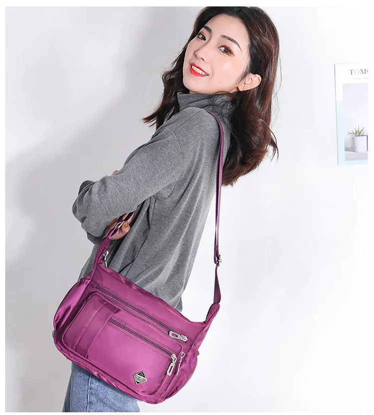 

Shoulder Bag Women's 2019 New Style Korean-style Casual Waterproof Oxford Bag Crossbody Bag Women's