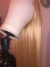 Recto 613 rubia Color degradado 13x4 transparente Peluca de encaje de cabello humano sin costuras nudos blanqueados 4x4 Closure13x6 peluca Frontal de encaje