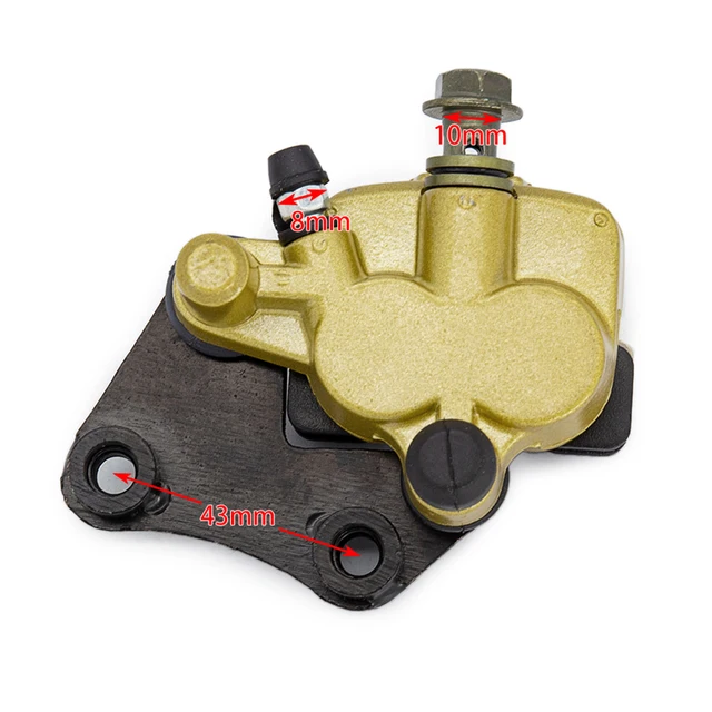 Pastillas De Freno Delanteras Hidráulicas Doradas Para Bicicleta De Tierra PIT PRO 110-125cc, Marca BLYGO