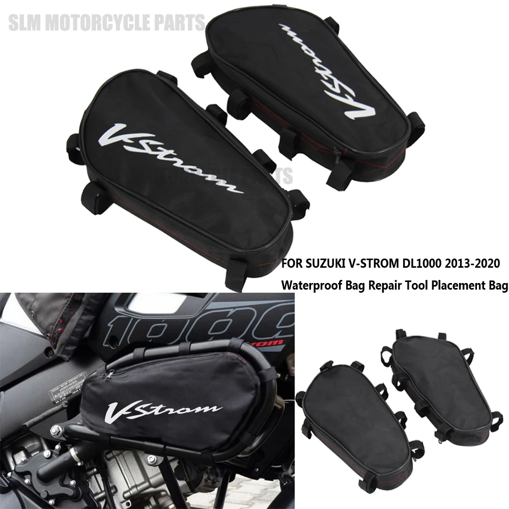 

Frame Crash Bars Waterproof Bag Repair Tool Placement Bag For SUZUKI V-STROM DL1000 DL 1000 2021 onwards Motorcycle Accessories