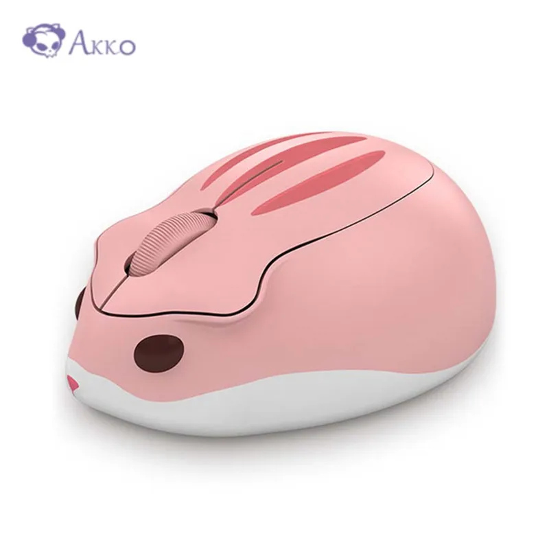 AKKO WAIGUACP хомяк 2 4 ГГц Беспроводная мышь PMW3325 чип USB подключение мыши милая форма