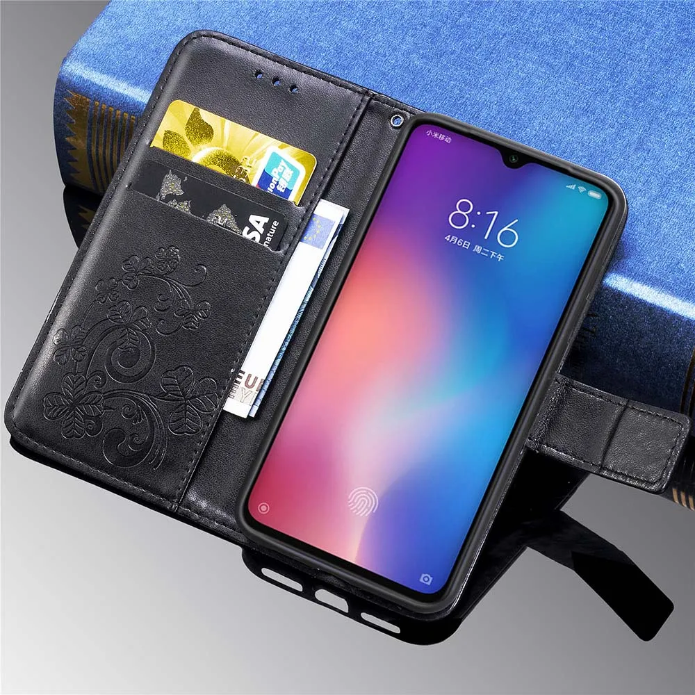 Чехол бумажник для Xiaomi Redmi 8 8A 7 7A 6 6A 5 Plus 4A 4X 5A Go Note 4 9 Pro 8T 9S Mi 9T A3 Lite кожаный чехол