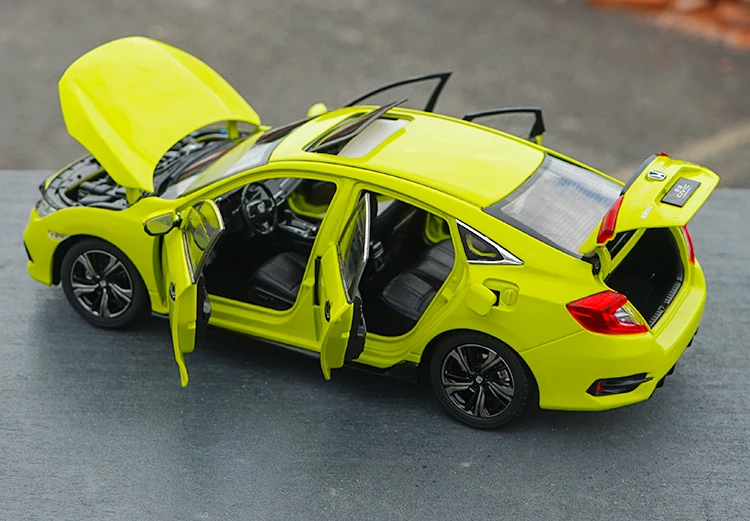 1:18 Honda CIVIC литая под давлением Модель автомобиля игрушки Металлическая Модель автомобиля оригинальная коробка