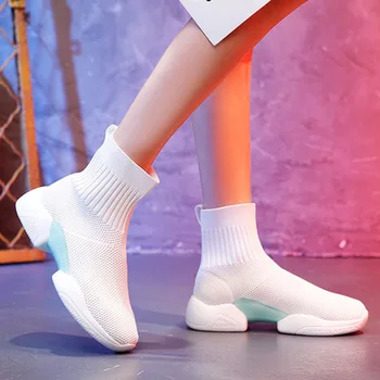 

UPUPER 2019 High-Top Sneaker Women Running Shoes Women Breathable Mesh Sport Shoes For Ladies Shoes Platform Sneakers Women