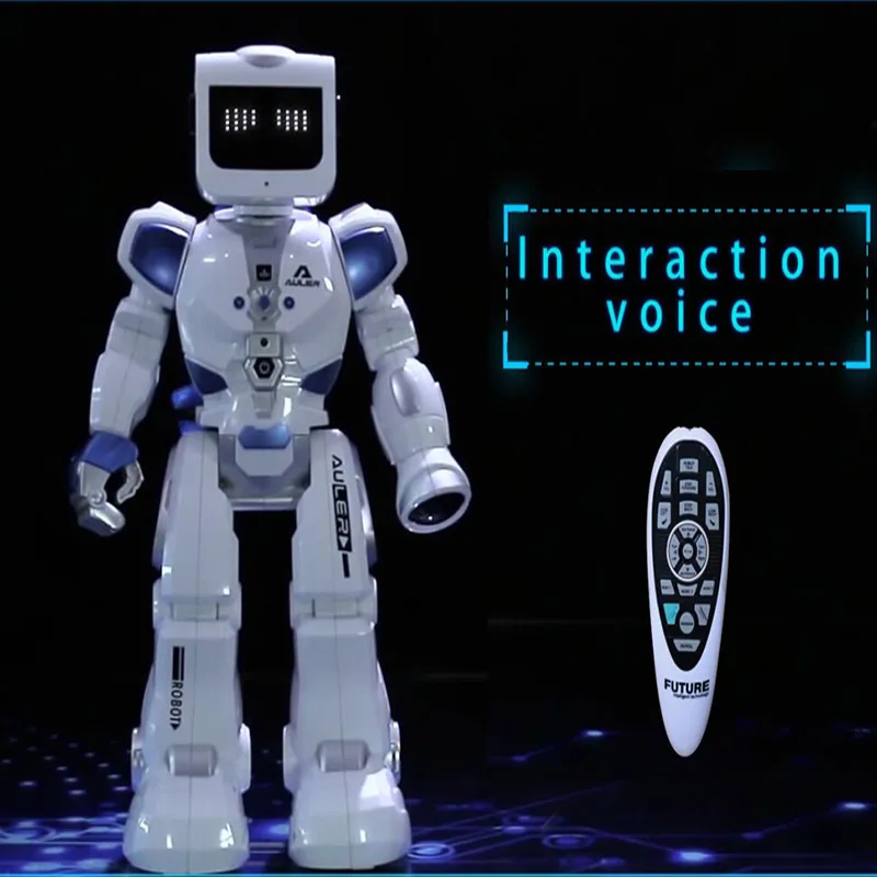 Voice Control RC Robot With English Music Water Driving Dancing Intelligent Remote Control Action Figures Toys