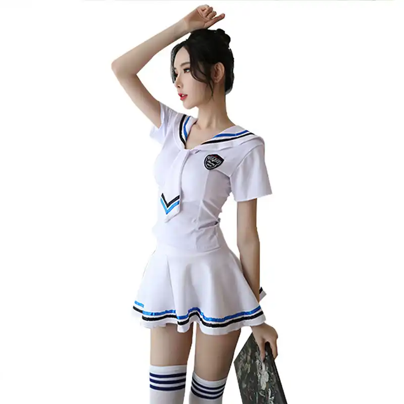 800px x 800px - Women Sexy Costumes School Girls Students Uniform Plaid ...