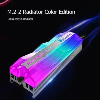 

Jonsbo M.2-2 Colorful Lighting M.2 2280 SSD Heatsink FAN Pin Cooling Pad Computer cooling system accessories
