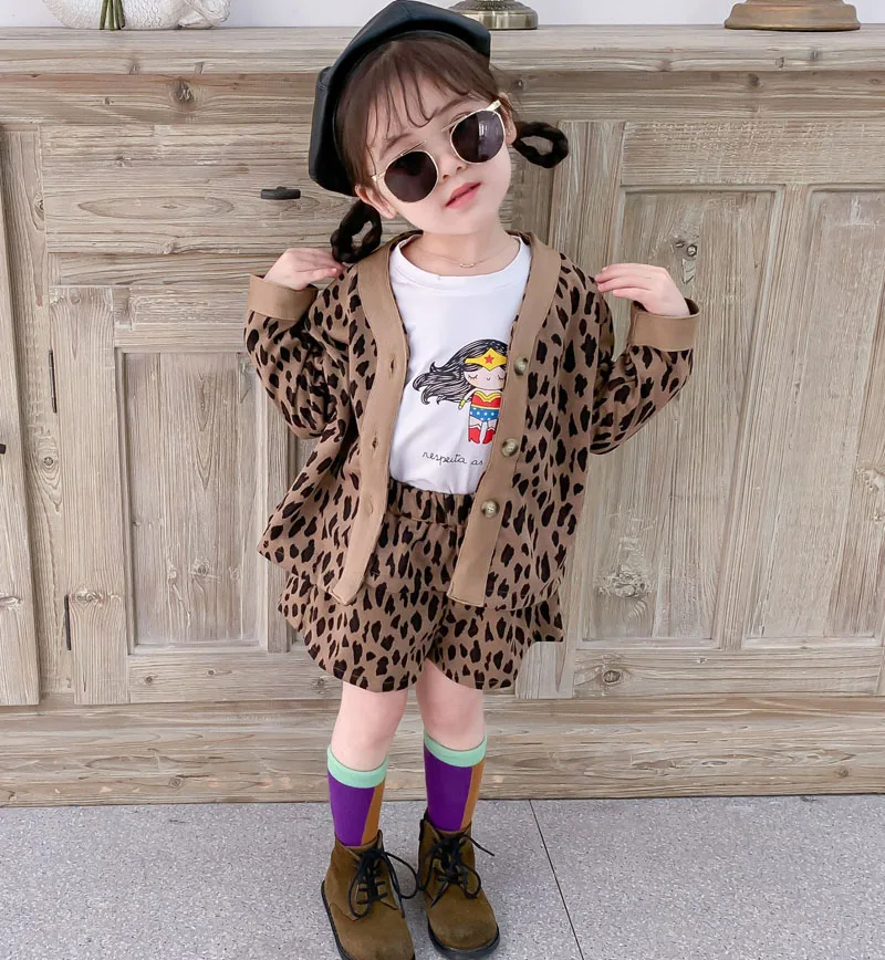 2pcs/set Fashion Baby Girls Clothes Long Sleeve Coat+Shorts Pants Sets Children Newborn Baby Girls Clothing Outfits Sets