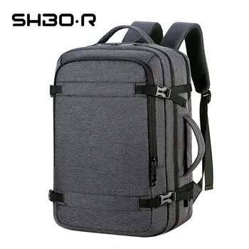 

15.6 inch Laptop Backpack For Men Water Repellent Functional Rucksack with USB Charging Port Travel Backpacks Male