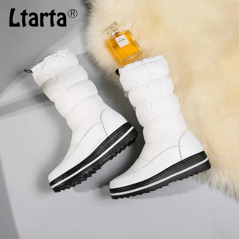 

Winter Women's Shoes Non-slip Warm Boots White Cotton Shoes Plus Boots Thick Bottom Muffin Snow Boots Women's Boots HX-85