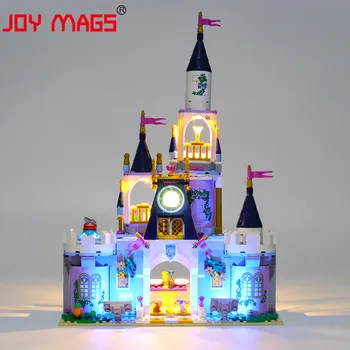 

JOY MAGS Only Led Light Kit For 41154 Cinderella's Dream Castle Lighting Set Compatible With 25014 38063 10892 NO Blocks Model