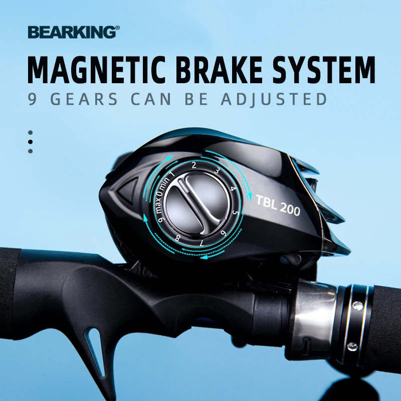 BEARKING катушка для заброса приманки 8 кг Макс Перетащите 7 2: 1 высокая Скорость