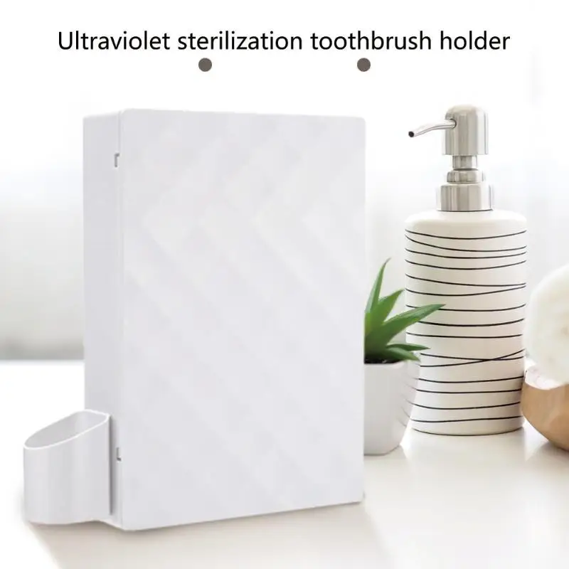 

UV Light Ultraviolet Toothbrush Sterilizer Fashionable Atmosphere Lightweight and Delicate Toothbrush Holder Toothpaste Squeezer