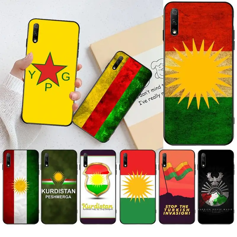Чехол Kurdistan с флагом львом для телефона Huawei Honor 30 20 10 9 8 8x 8c v30 Lite view pro | Мобильные