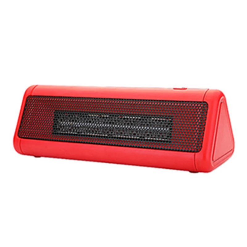 300 Вт портативный Электрический Нагреватель Мини Настольный обогреватель для дома и офиса с европейской стандартной вилкой - Цвет: Red