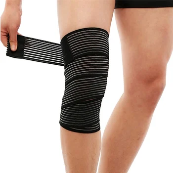 

1PC High Elasticity Compression Bandage Kinesiology Tape For Ankle Wrist Knee Calf Thigh Wraps Support Protector New