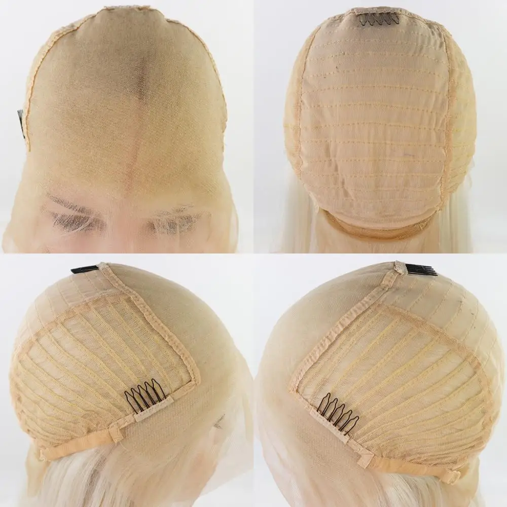 Plantium блонд, волнистые человеческие волосы на кружеве, Парики 150 плотности, предварительно выщипанные волосы remy, бразильские передние парики на кружеве, средний коэффициент
