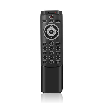 

MT1 Voice Remote Control Google Air Mouse 2.4G with Gyroscope IR Learning LED Backlit For Android TV Box HK1 X96 H96 MAX Mini