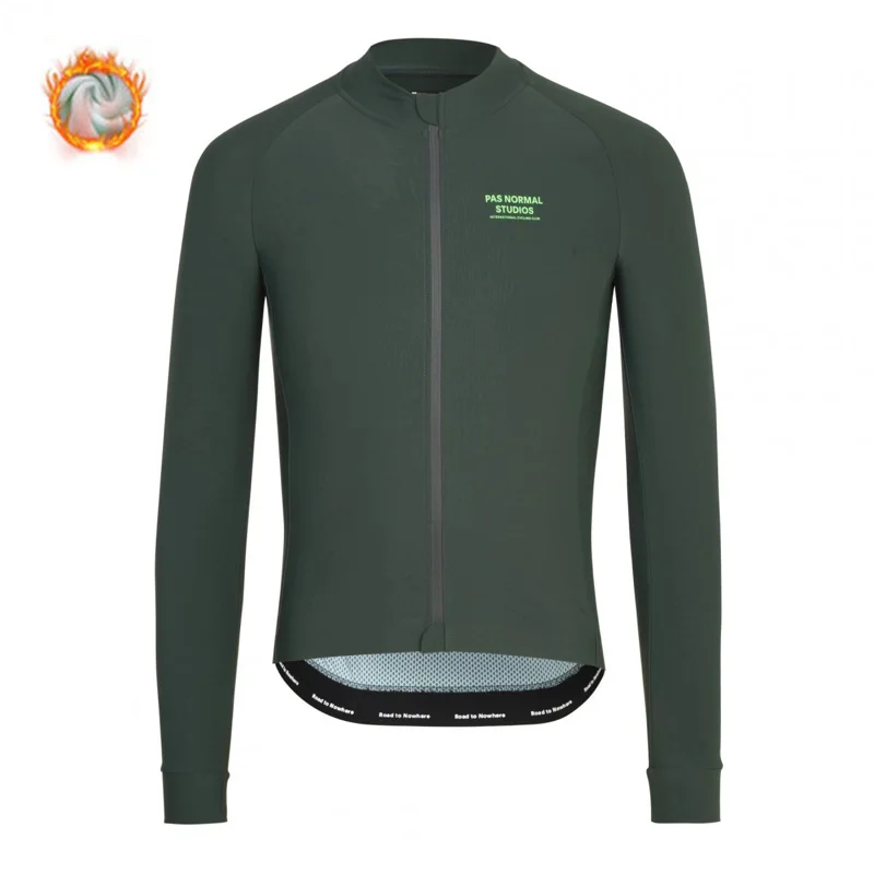 cycling jersey 4 PNS Scotting велосипедная Джерси для катания на лыжах Зимняя шерстяная велосипедная куртка с длинным рукавом чрезвычайно геотермальный жилет теплый Ropa Ciclismo - Цвет: cycling jersey 4