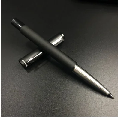 Высокое качество, шариковая ручка, черные металлические брендовые ручки, канцелярские товары, школьные поставщики, шариковые ручки, гелевая ручка