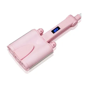 

Electric Hair Curling Irons Triple Barrel LCD Tourmaline Ceramic Hair Curler Roller Crimper Styling Tools 26mm/32mm