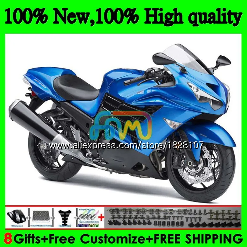 Инъекции для KAWASAKI ZX-14R ZX14R 12 жемчужно-синий, 13, 14, 15, 16, 17, 24BS. 34 ZZR1400 ZX 14R 2012 2013 обтекатель - Цвет: No. 1