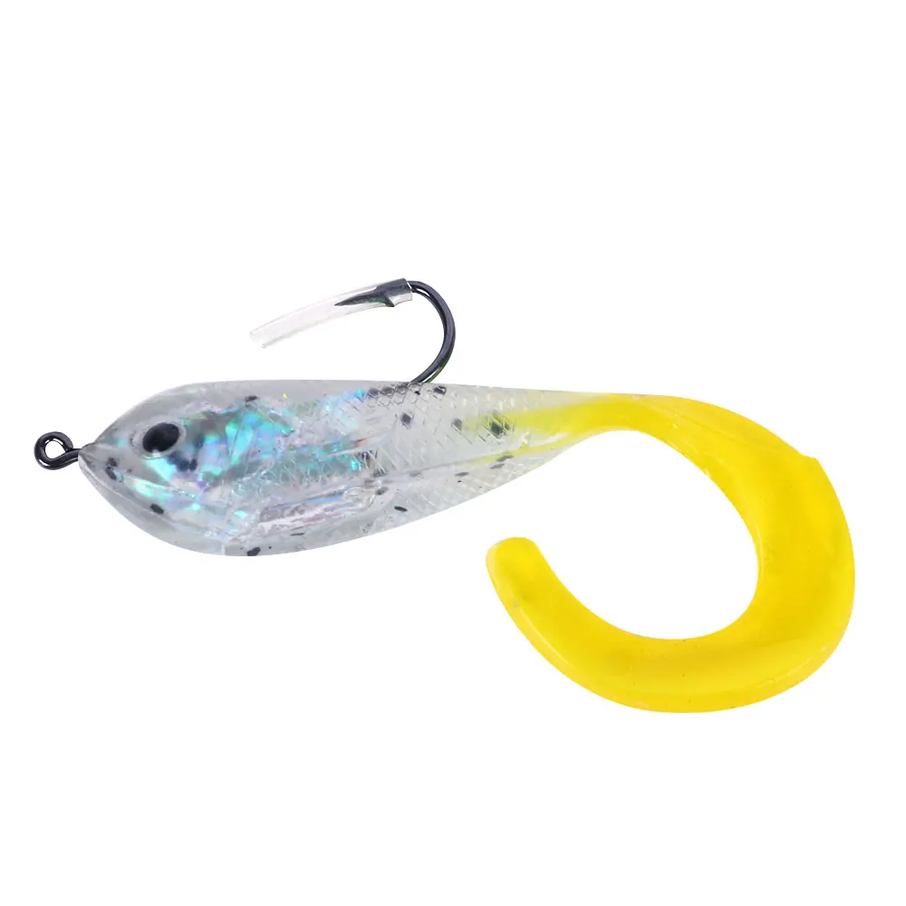 5pcs 6cm 5g Soft Minnow Lure With Hooks Fishing Silicone Bait For