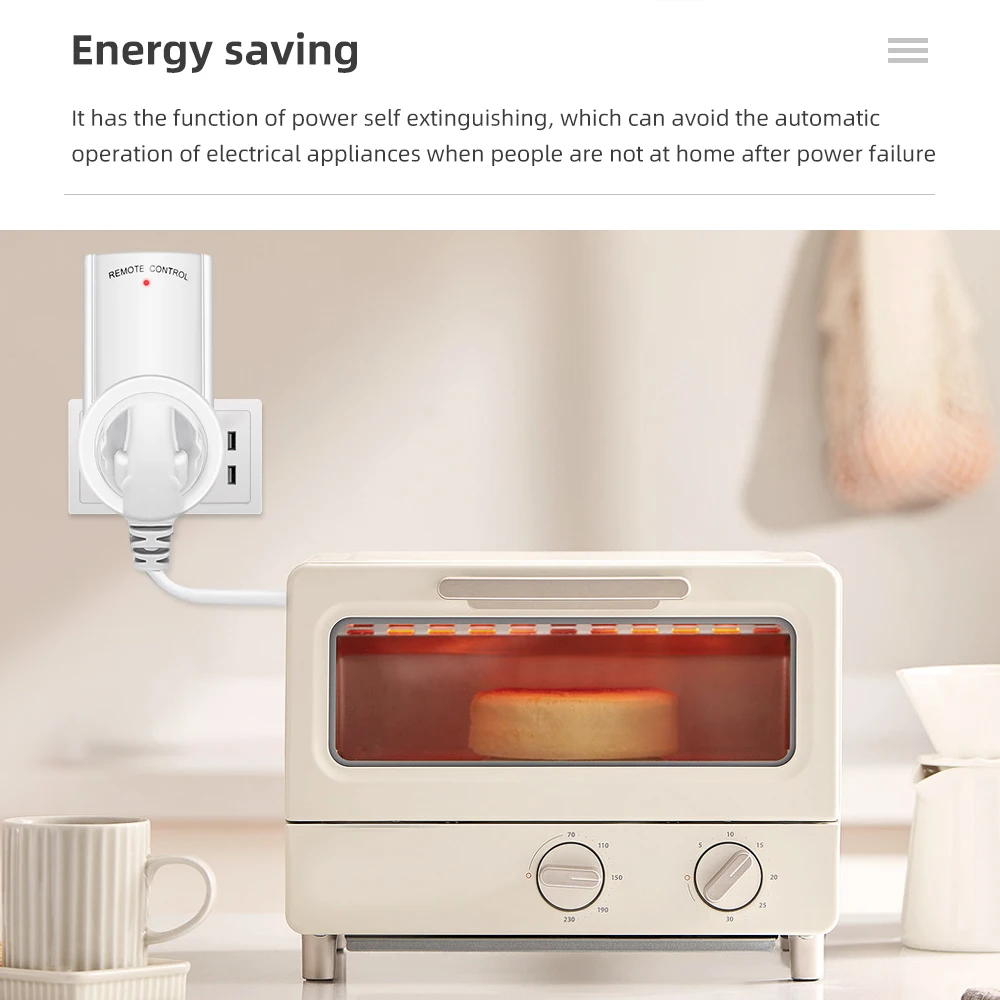 Description Picture 6 of itemWireless Remote Control 9938P RF Smart Socket Outlet Adaptor Wall 433mhz Electrical Switch Home Lamp EU UK US FR Plug