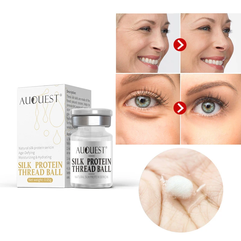 LAIKOU Collagen Silk Thread Face Serum Essence Anti Aging Anti Wrinkle Moisturizing Hydrolyzed Protein Gel Cream 1 LAIKOU Collagen Silk Thread Face Serum Essence Anti Aging Anti Wrinkle Moisturizing Hydrolyzed Protein Gel Cream 2