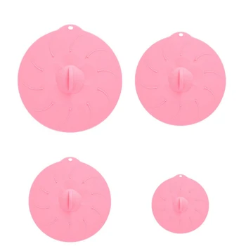 

4-Piece Silicone Freshness Cover Kitchen Refrigerator Sealed Fresh-Keeping Lid