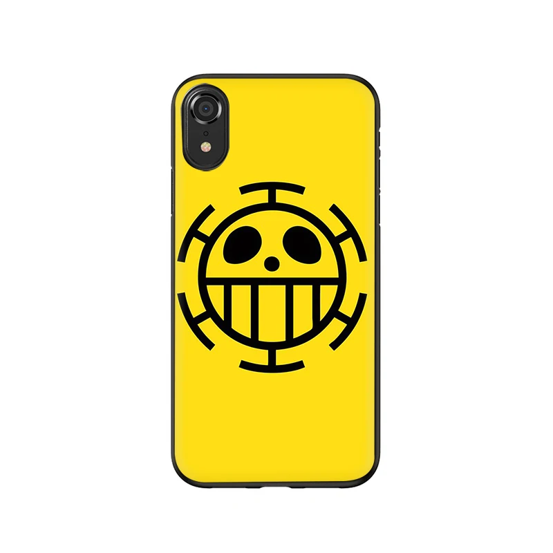 EWAU one piece Trafalgar Law логотип мягкий силиконовый чехол для телефона чехол для iPhone 5 5S SE 6 6s 7 8 Plus X XR XS 11 Pro MAX - Цвет: B6