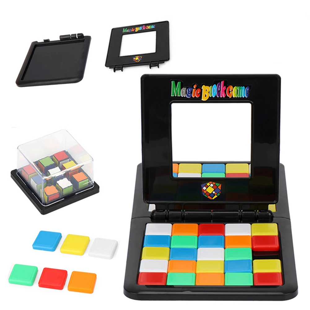 

Magic Cube Intelligent Block Toy Develop Brains Parent-child Gift Funny ABS Adult Kids Board Educational Games Colorful