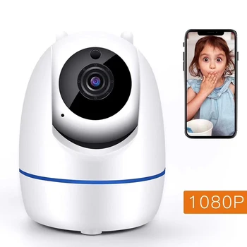 

1080P Wireless IP Security Camera Pan Tilt Indoor Surveillance System Night Vision Motion Detection Two Way Audio Remote Monitor