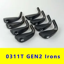 0311T GEN2 кованые клюшки для гольфа с Черной головкой 0311T набор железных клюшек для гольфа 3 W 8 шт. вал