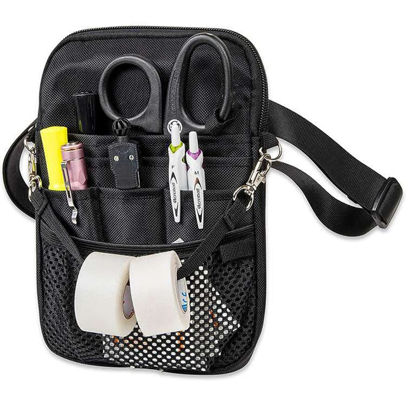 

New Fanny Pack Nursing Belt Organizer for Women Nurse Waist Bag Shoulder Pouch Waterproof Crossbody Bolsos Tool Working Pocket