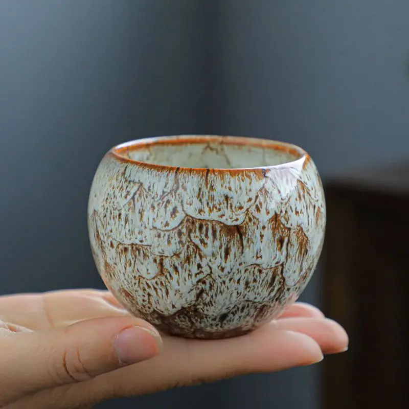 150ml Ceramic Tea Cup Arabic Espresso Coffee Cup Chinese Kung Fu Clear Tea Water Cups Sets Japanese Service